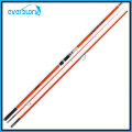 3 sección color naranja Surf Rod aparejos de pesca